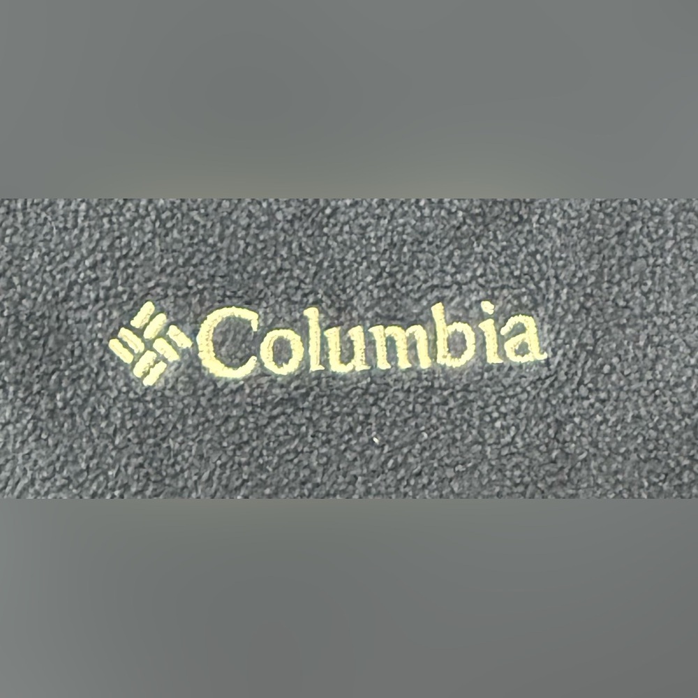 Columbia Men’s XL Navy Blue 1/4 Zip Fleece Pullover Jacket Embroidered Logo EUC - Picture 3 of 4
